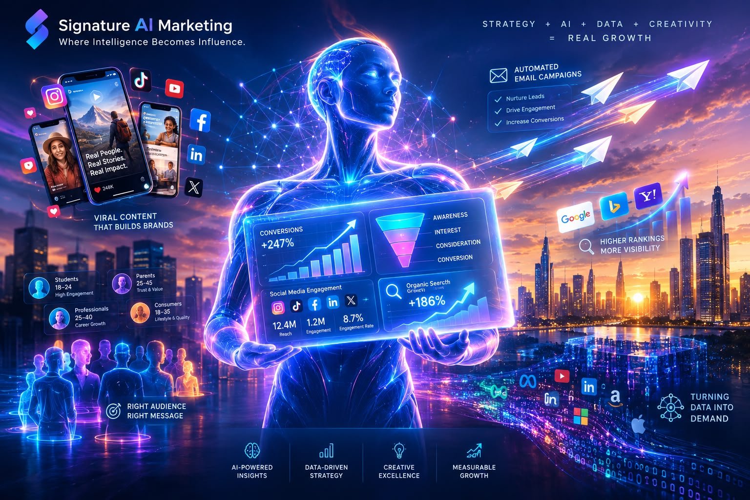 Signature AI Marketing social post 10