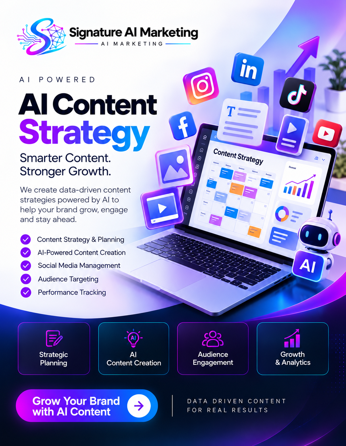 Signature AI Marketing social post 2
