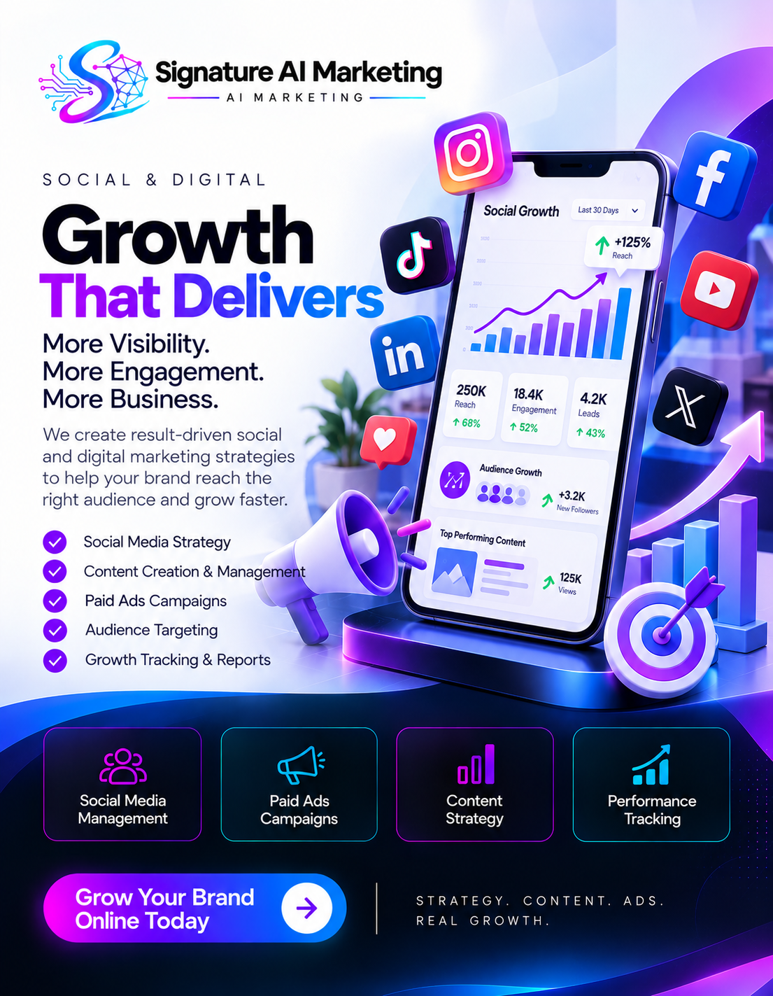 Signature AI Marketing social post 6